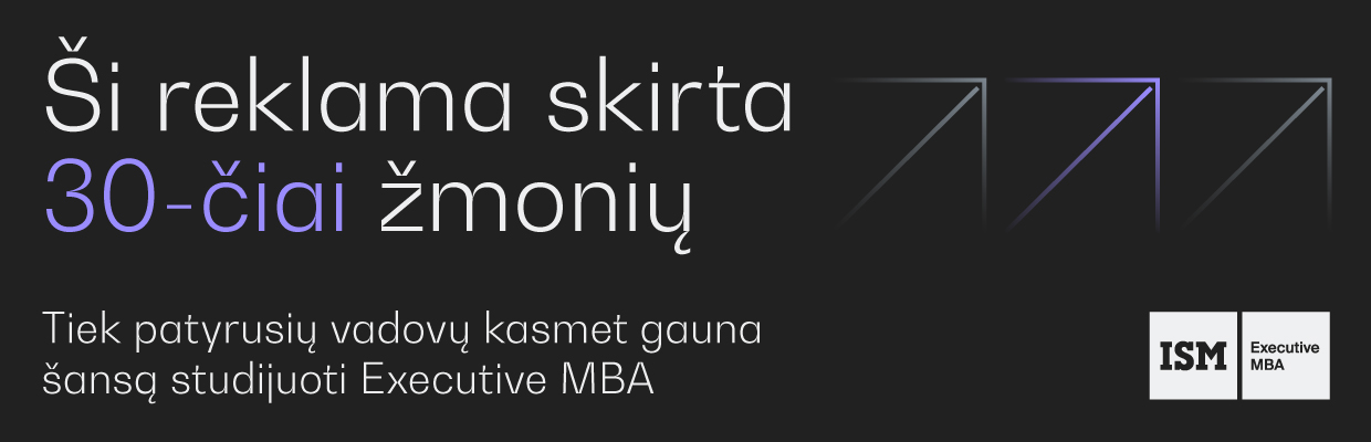 ISM Executive MBA reklama